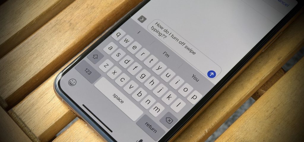 Обновлённая клавиатура в iOS 13