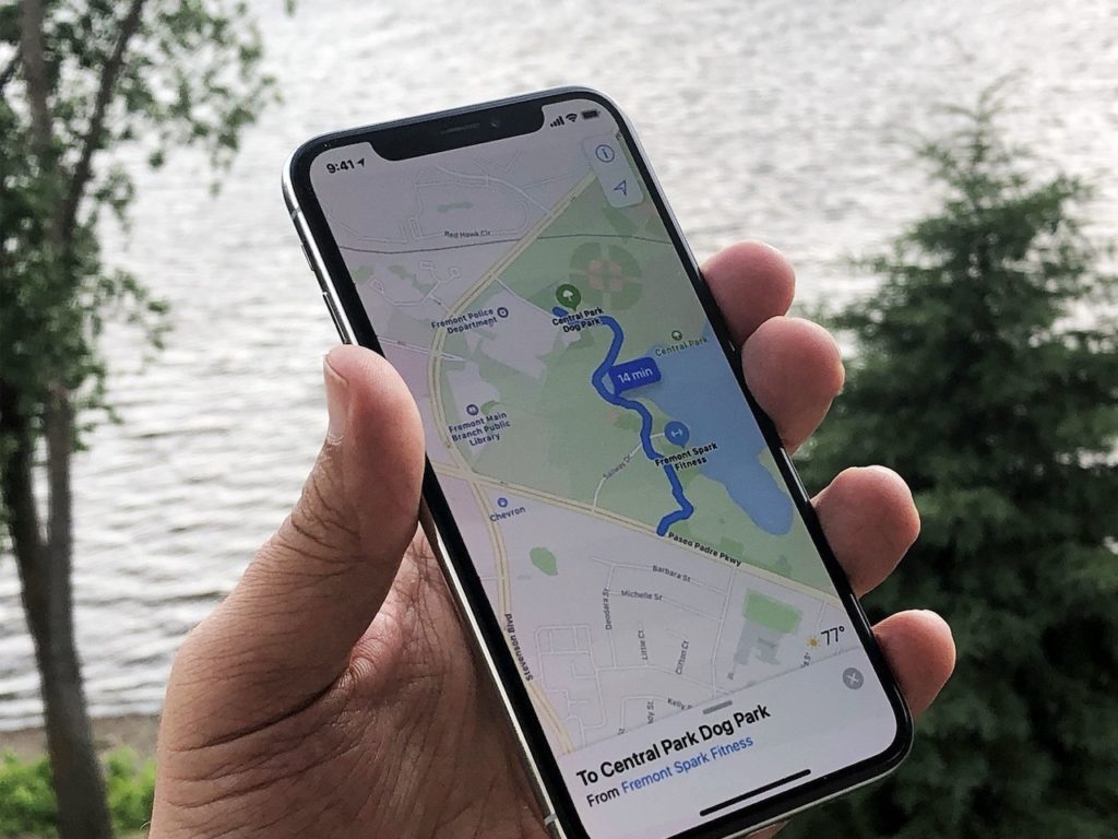 Apple Maps на iPhone