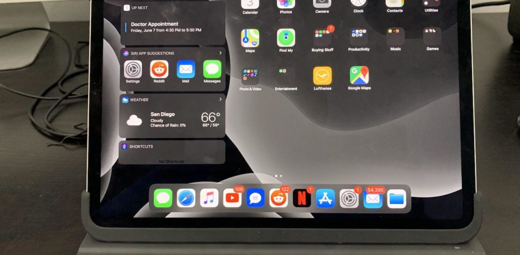 iPadOS 13 на iPad Pro