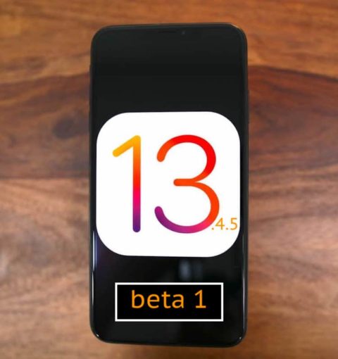 iOS 13.4.5 beta 1
