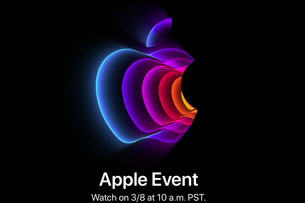 Приглашение Apple на презентацию 8 марта 2022 года