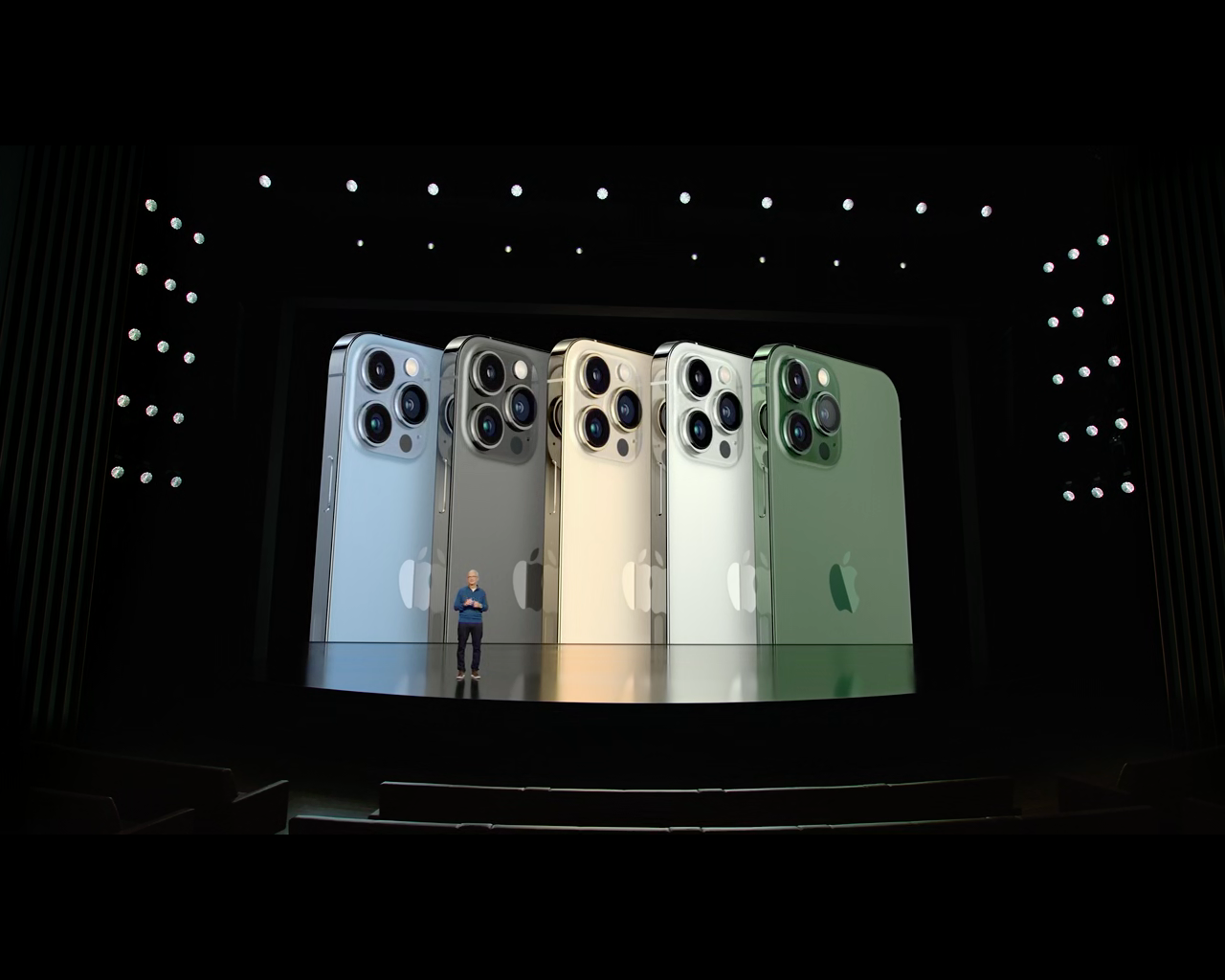 Актуальная линейка цветов iPhone 13 Pro на мартовской презентации 2022 года