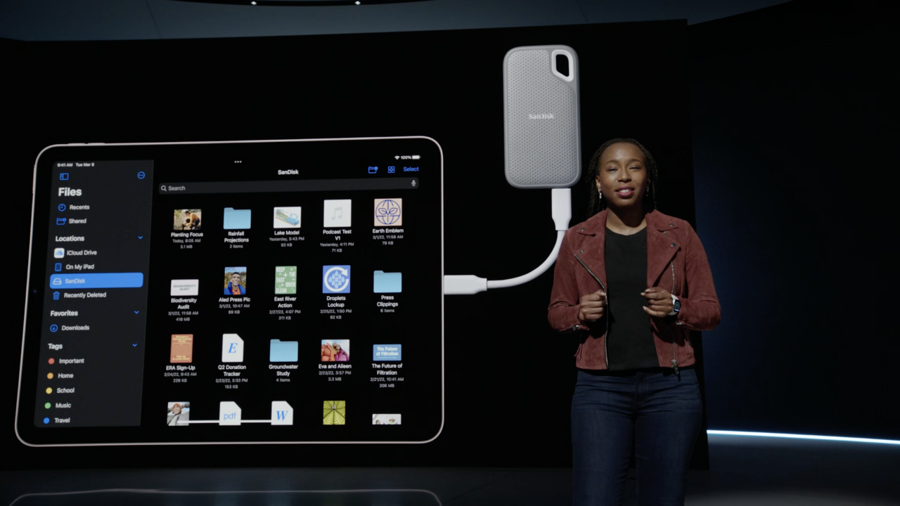 О iPad Air 5 - го поколения на мартовской презентации 2022 года