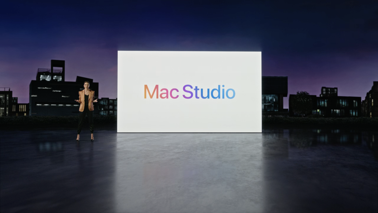 О Mac Studio на мартовской презентации 2022 года